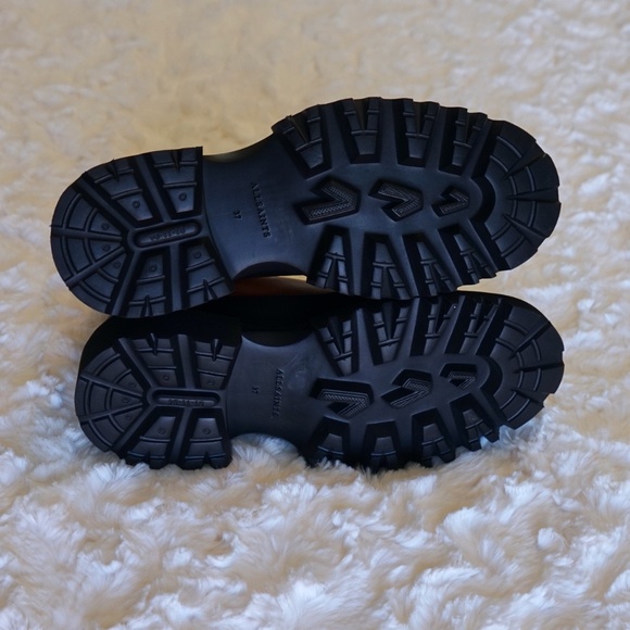 All Saints Harlee Lug Sole Chelsea pull on Leather Boot  - Tan brown - 37/ 7US - Picture 5 of 11